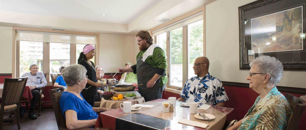 Retirement Home Dining Room